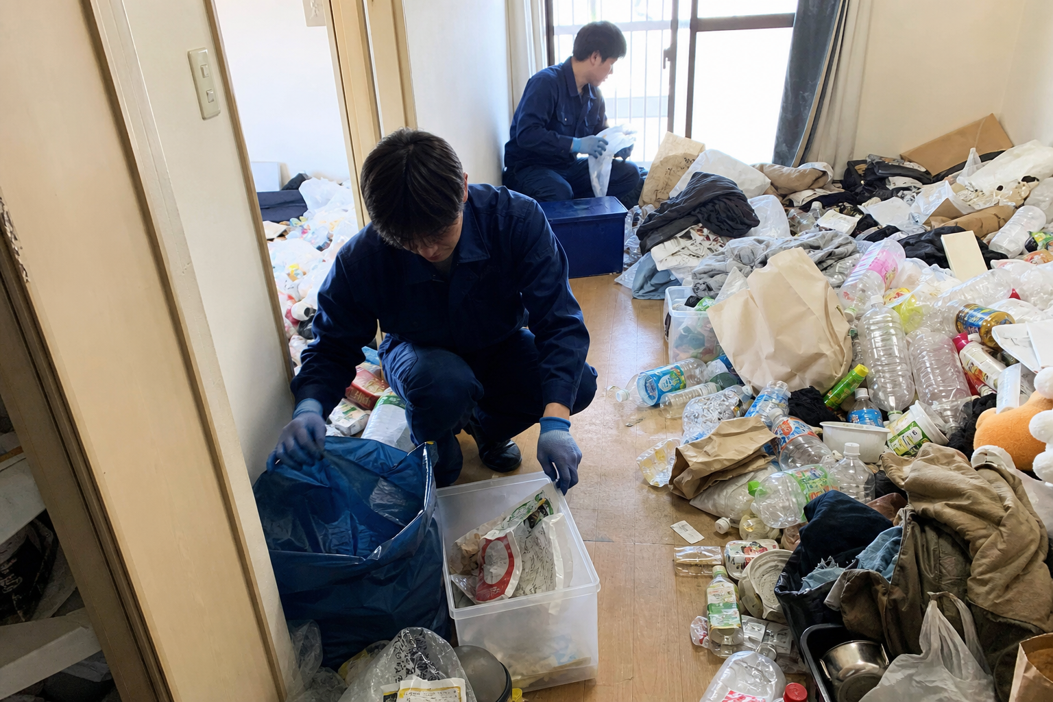 ごみ屋敷片付け
