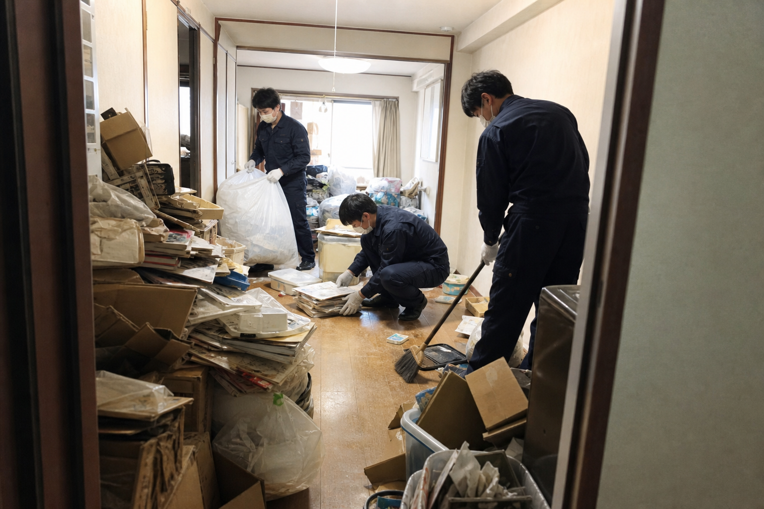 ごみ屋敷片付け