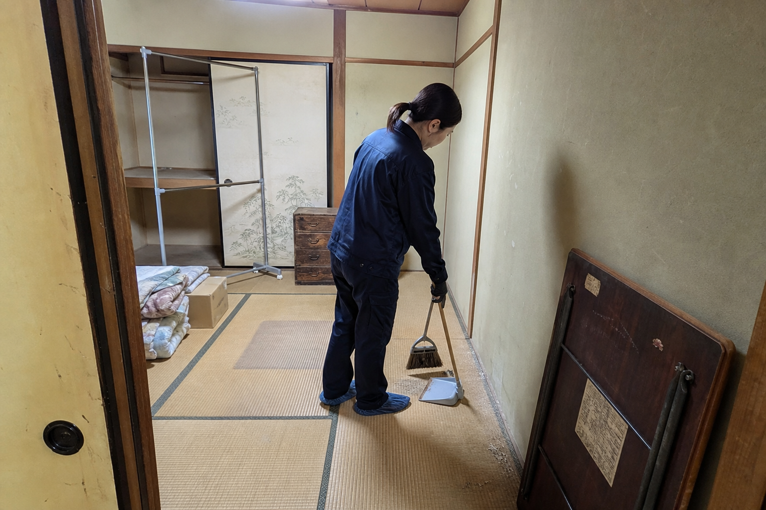 搬出後の簡易清掃